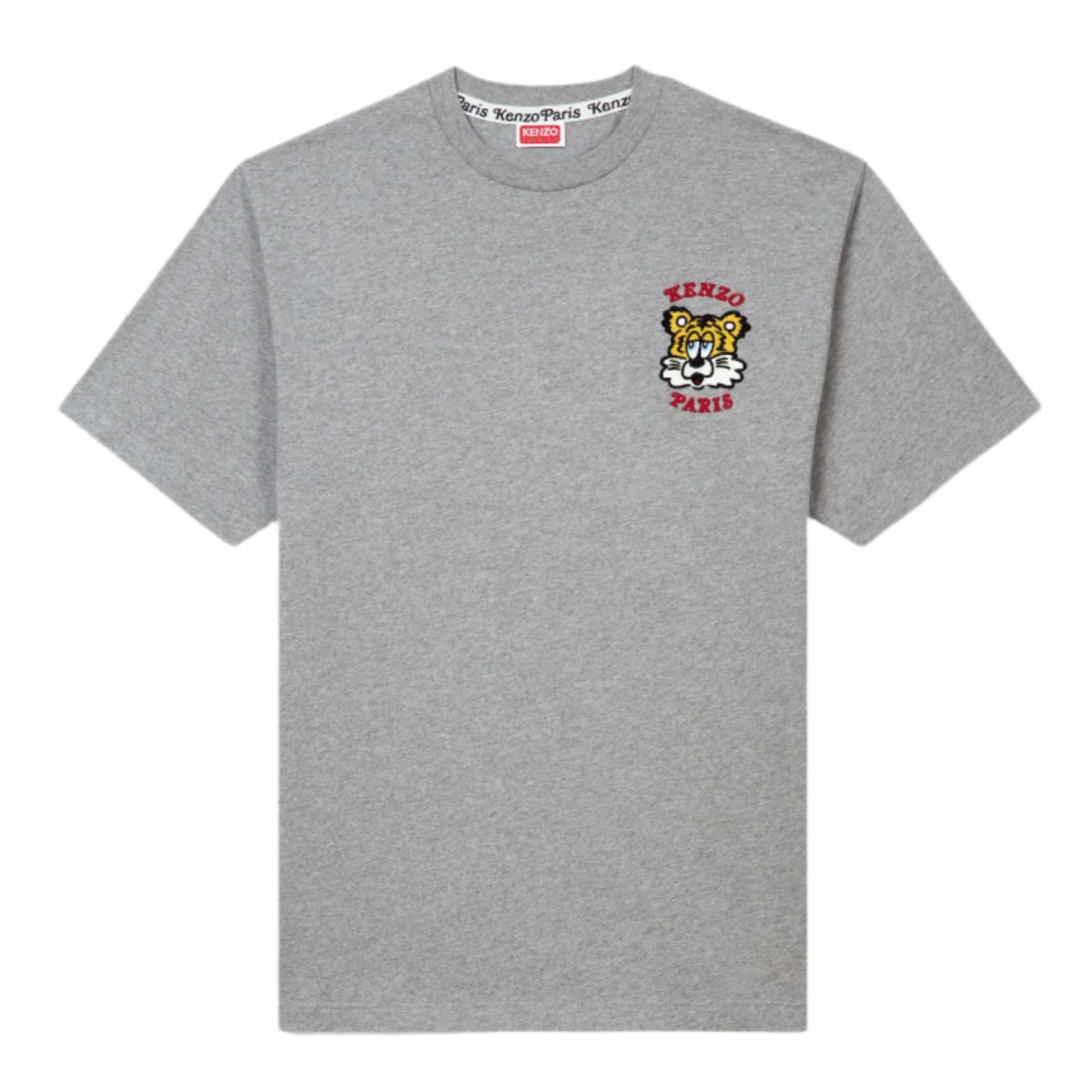 Kenzo Verdy Market Genderless Embroidered T-shirt Grey、mysite、Cacoeks