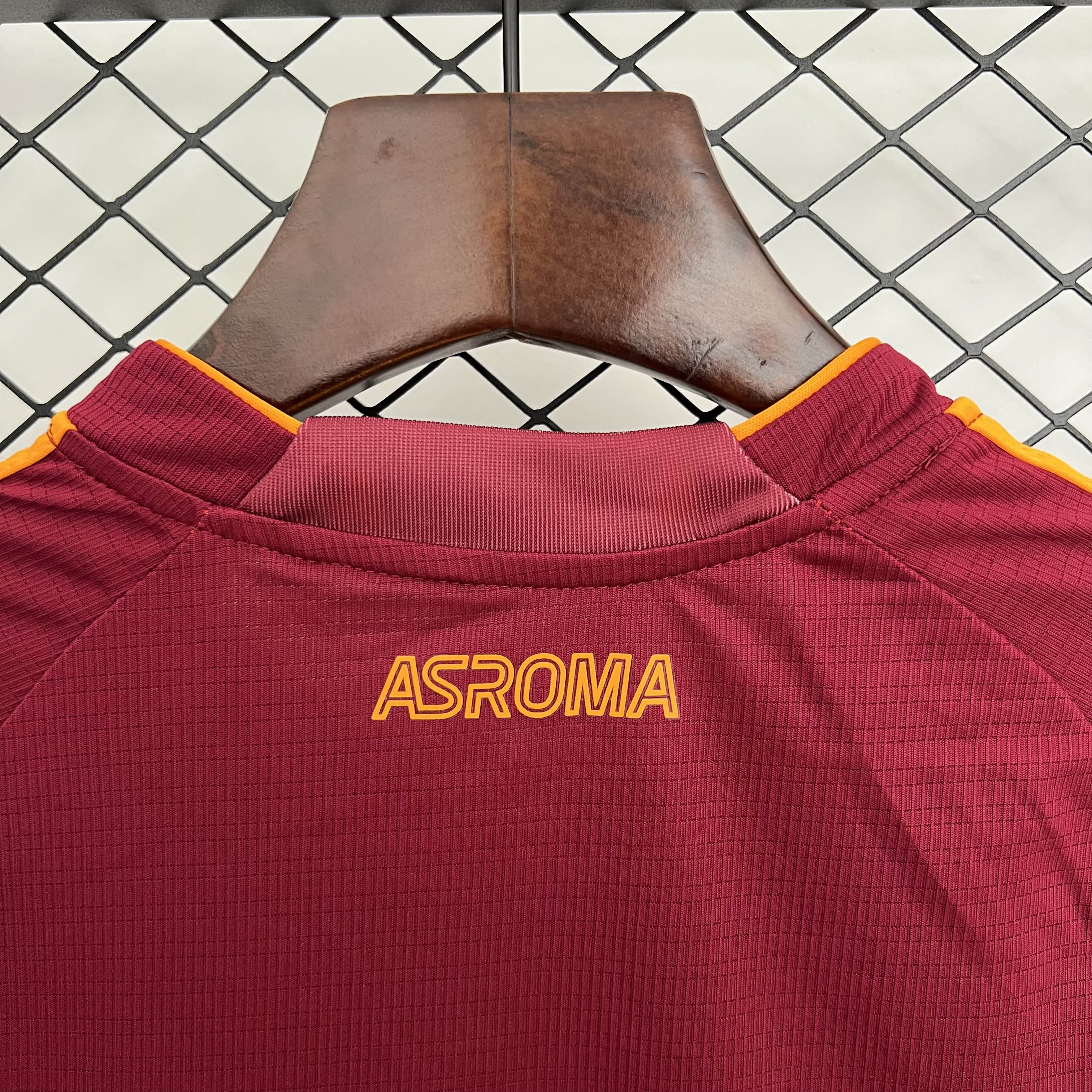 2025/2026 Roma Home Soccer Jersey 1:1 Thai Quality Kids Size:football jersey mysite: unitedjerseyfootball 邓江浪:football