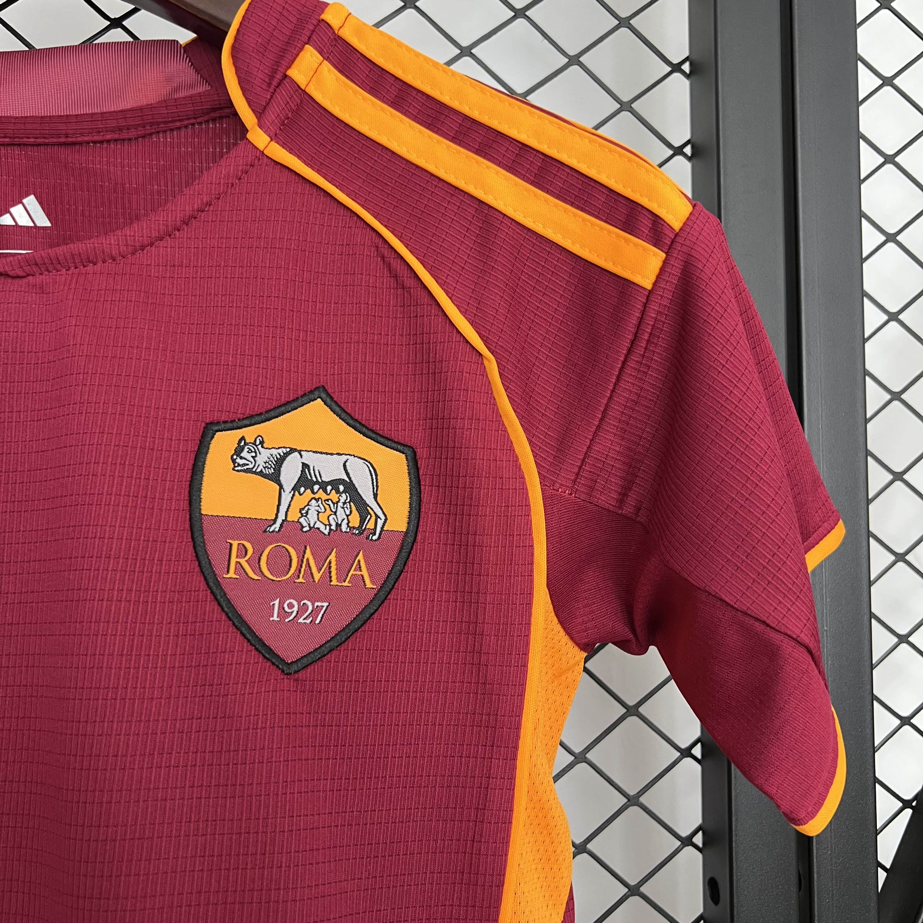 2025/2026 Roma Home Soccer Jersey 1:1 Thai Quality Kids Size:football jersey mysite: unitedjerseyfootball 邓江浪:football