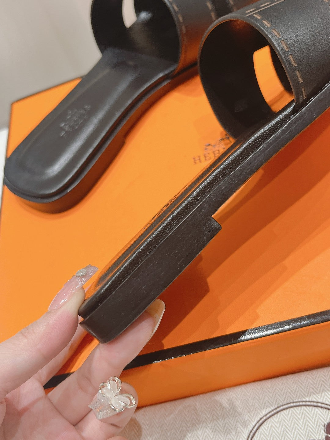 Idioma Sandal Black Calfskin、mysite、Cacoeks