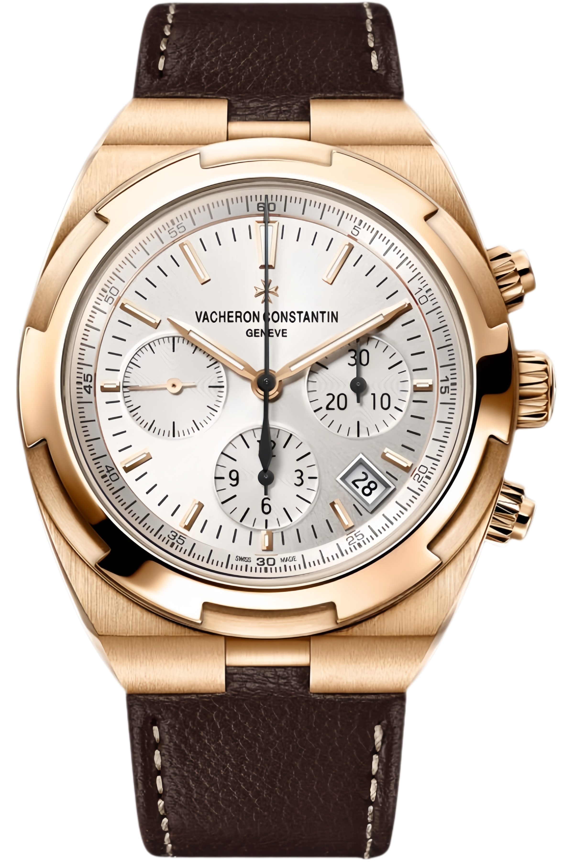 Vacheron Constantin Overseas Ref. 5500V/000R-B074 Super Clone Watch – Rose Gold Silver Dial Fake Replica