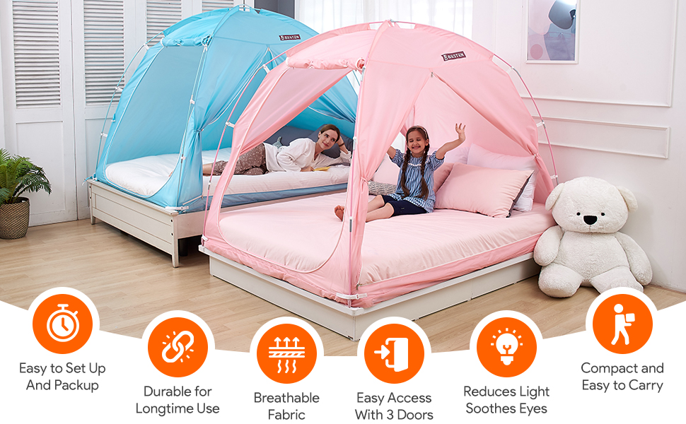 Besten Privacy Bed Tent, bed tent twin, bunk bed tent, canopy bed queen, bed canopy