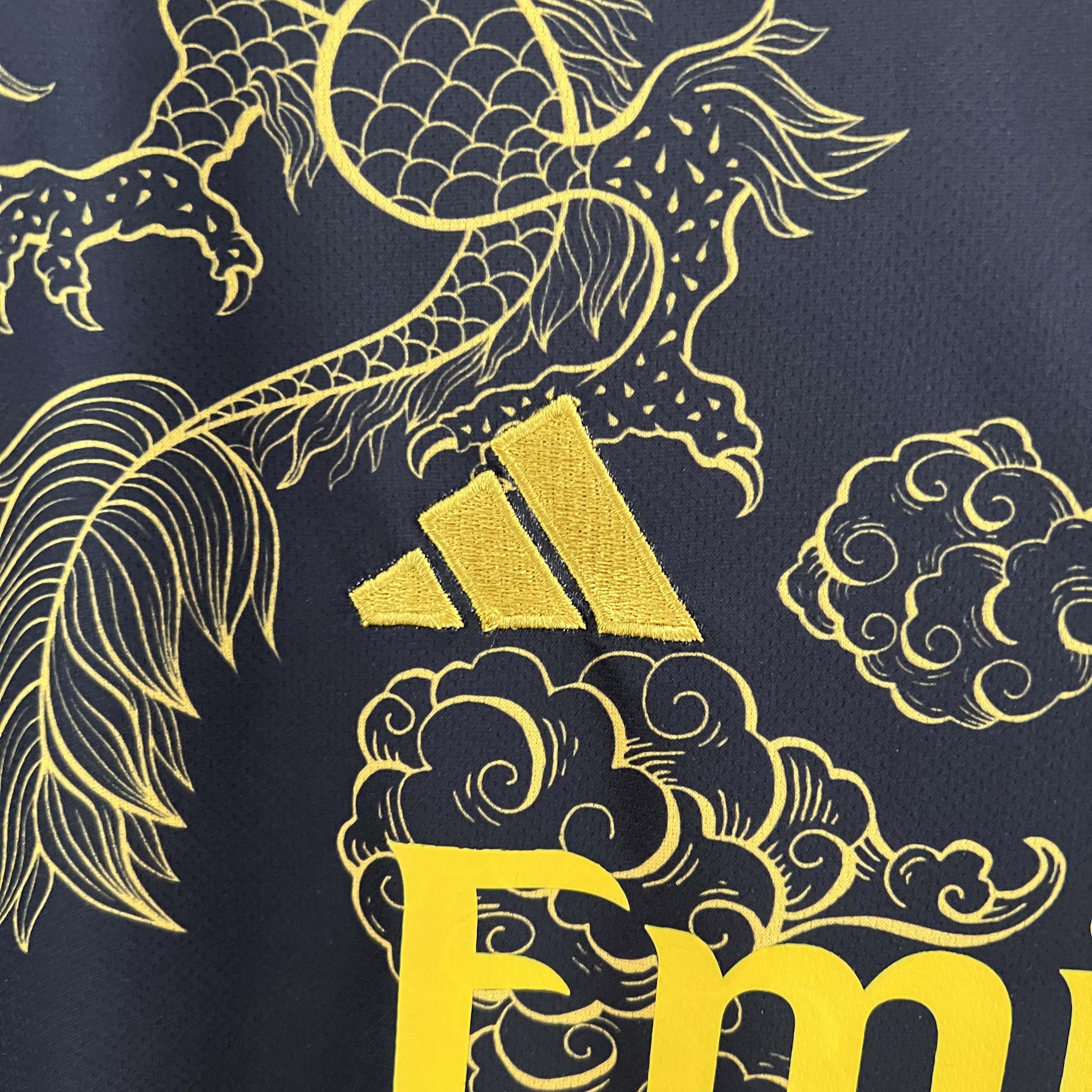 2023/2024 Real Madrid Special Edition Gold Dragon Football Shirt1:1 Thai Quality:football jersey mysite: unitedjerseyfootball 邓江浪:football