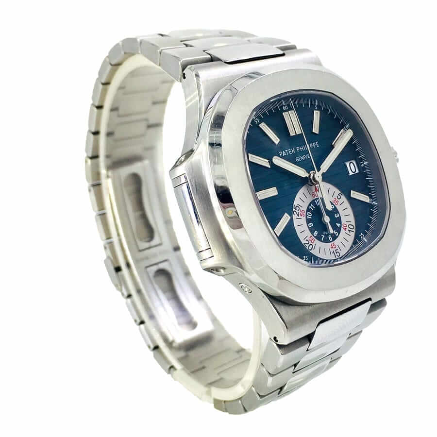 patek philippe nautilus stahl automatik chronograph armband stahl 40mm 5980 1a 001 r