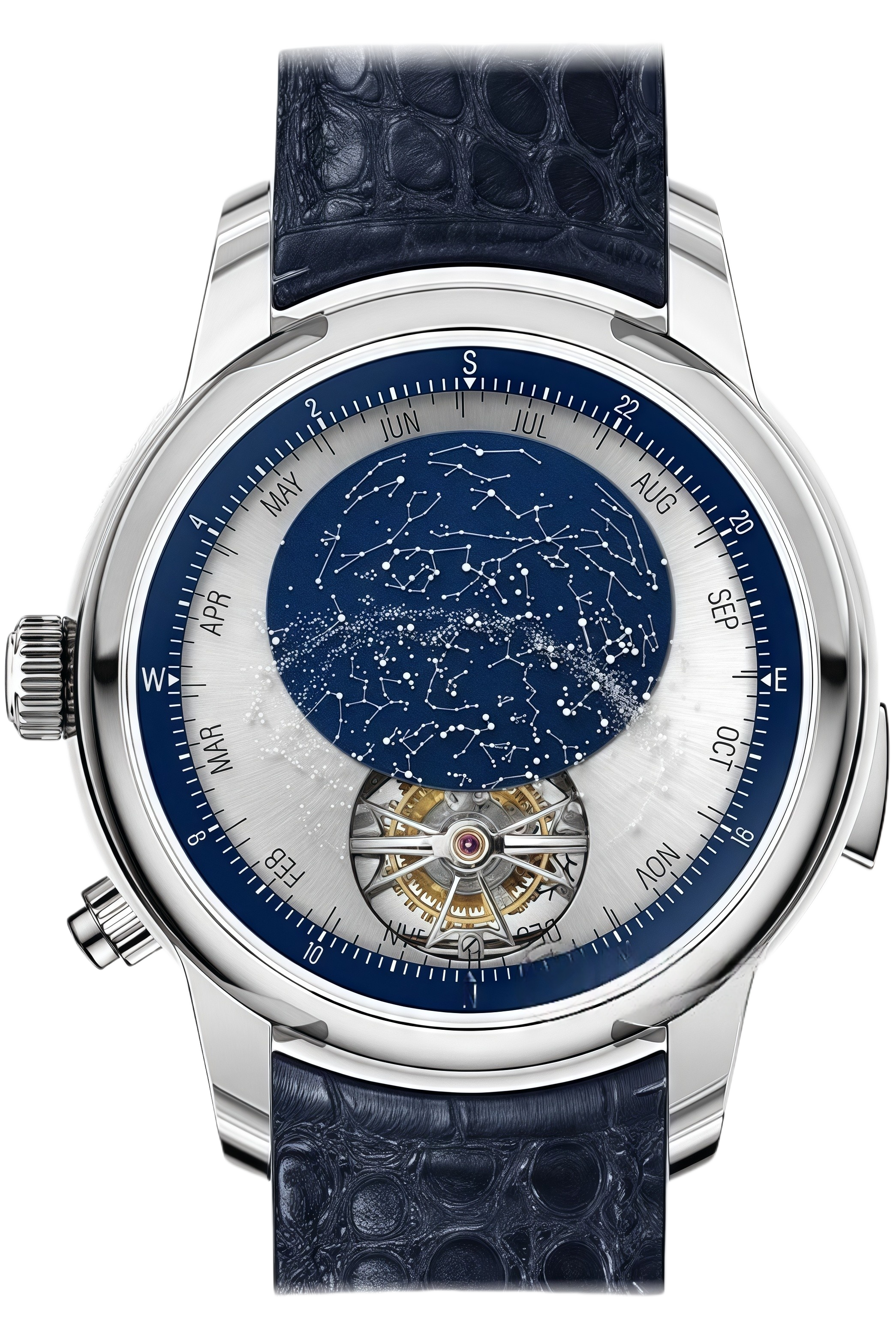 Vacheron Constantin Les Cabinotiers Ref. 9770C/000G-007C Super Clone Watch – White Gold Celestial Double Hemisphere Fake Replica