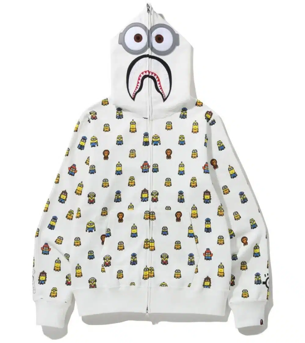 BAPE Shark x Minions Hoodie、mysite、Cacoeks