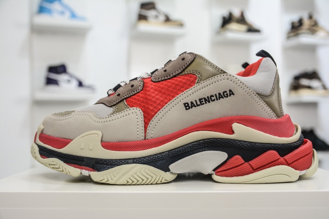 Balenciaga Triple S Sneaker Grey Red、mysite、Cacoeks