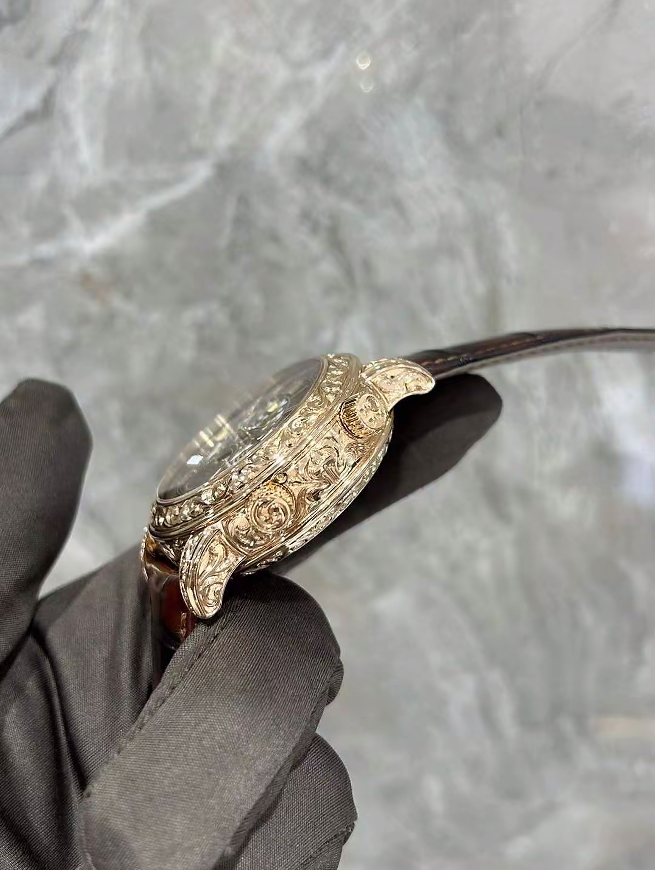 Patek Philippe Ref. 6002R-001 Super Clone Watch – Sky Moon Tourbillon Rose Gold Fake Replica