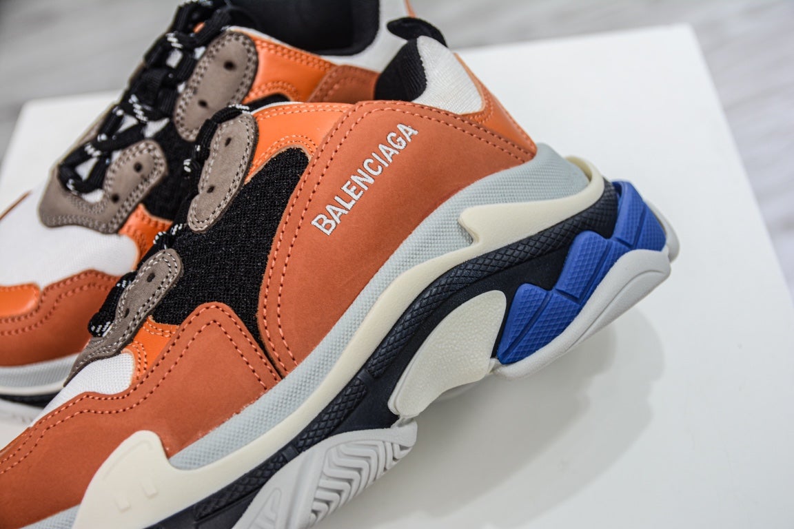 Balenciaga Triple S Sneaker Orange Grey Black、mysite、Cacoeks