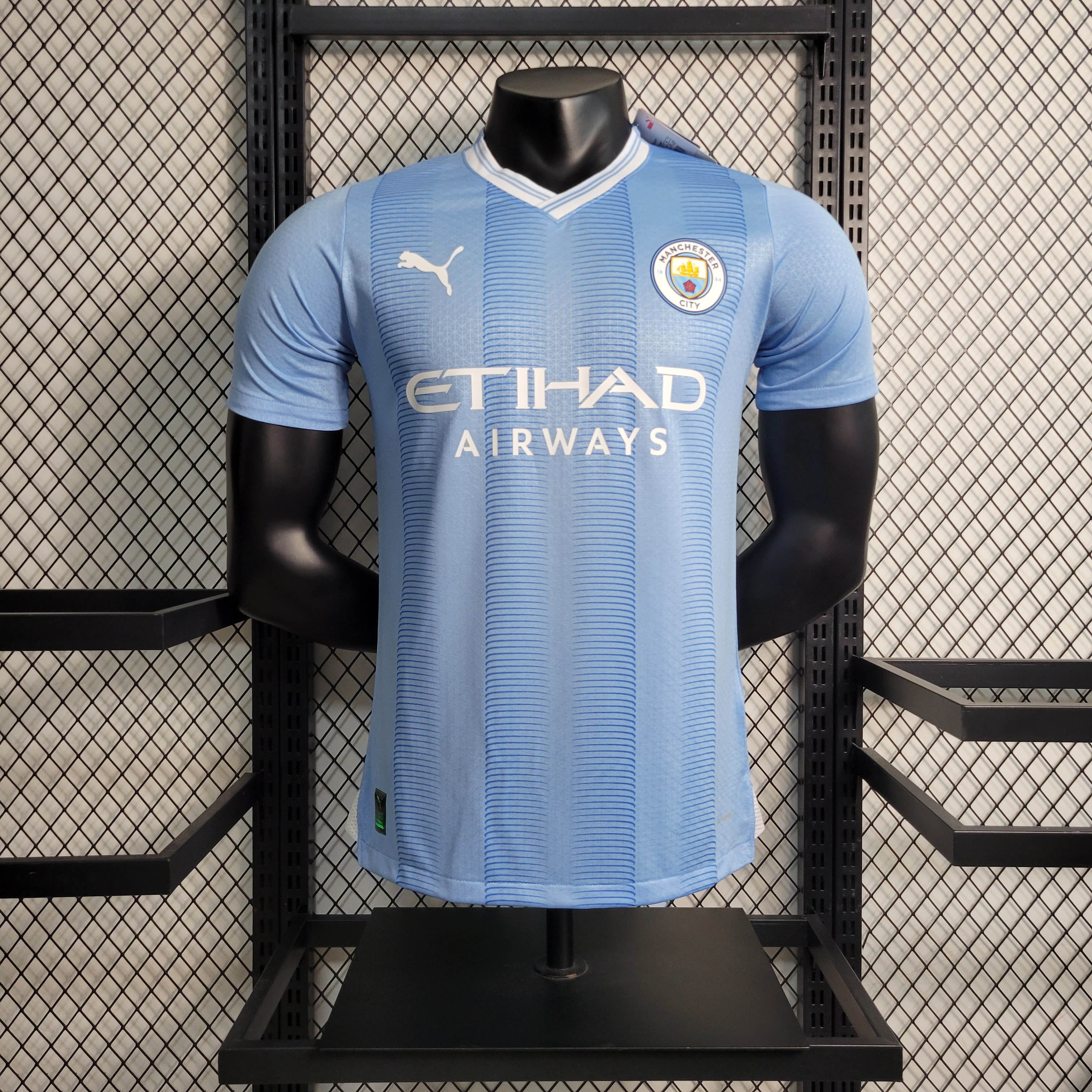 2023/2024 Player Version Manchester City Home Football Shirt 1:1 Thai Quality:football jersey mysite: unitedjerseyfootball 邓江浪:football