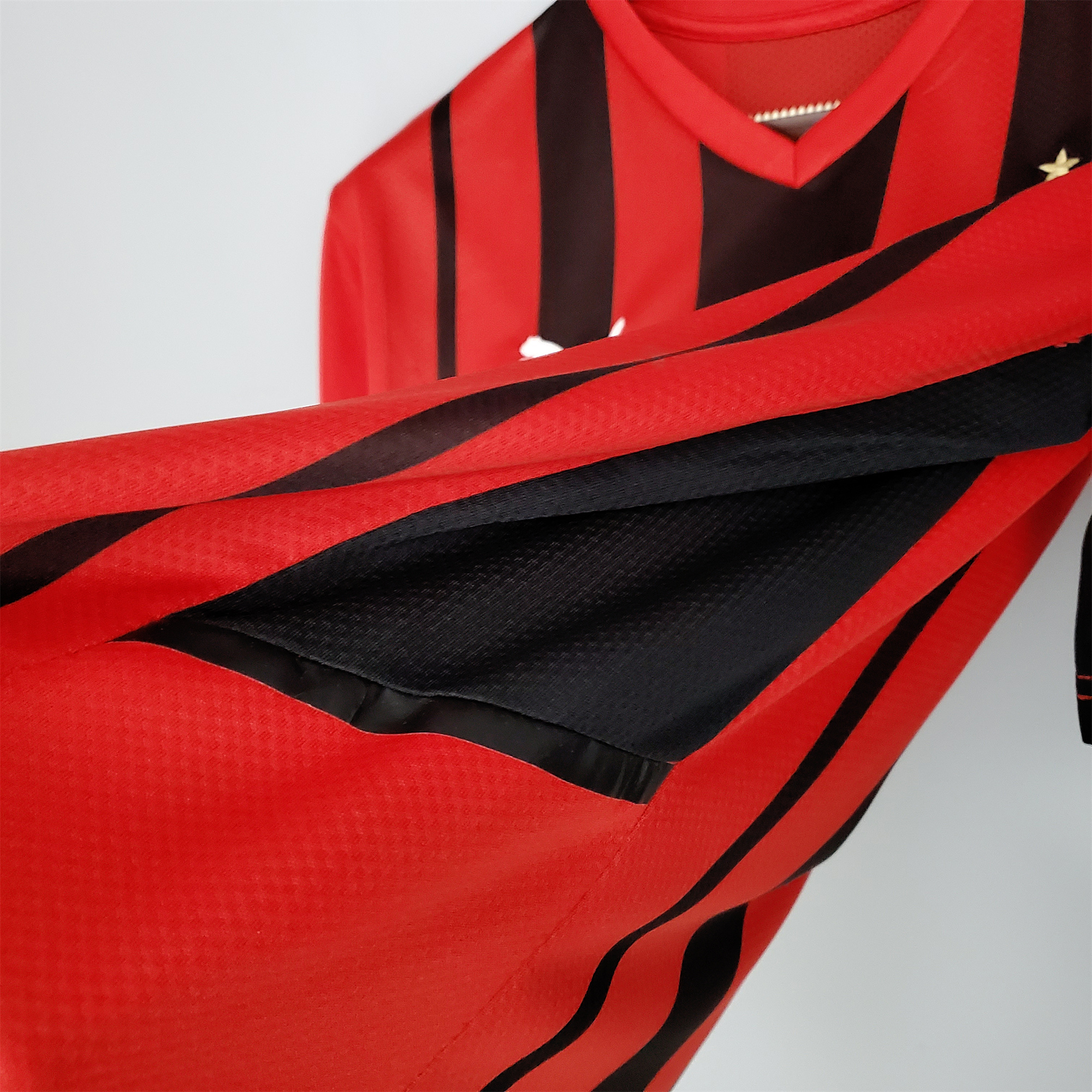 ManixJersey.com | Retro AC Milan 2021-22 Home Stadium Jersey -Customize Name, Number and Patch | Worldwide Shipping