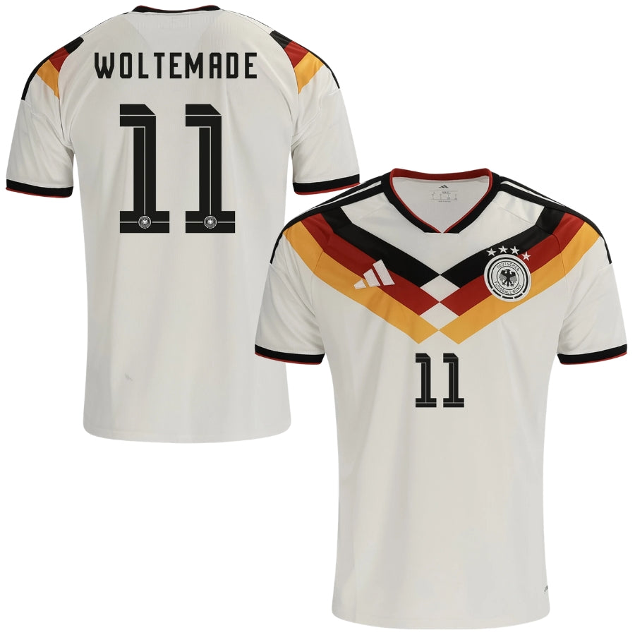 Germany Home Woltemade 11 Fan Jersey Shirt 2026 World Cup-mysite Custom Football Kit- Nextkits