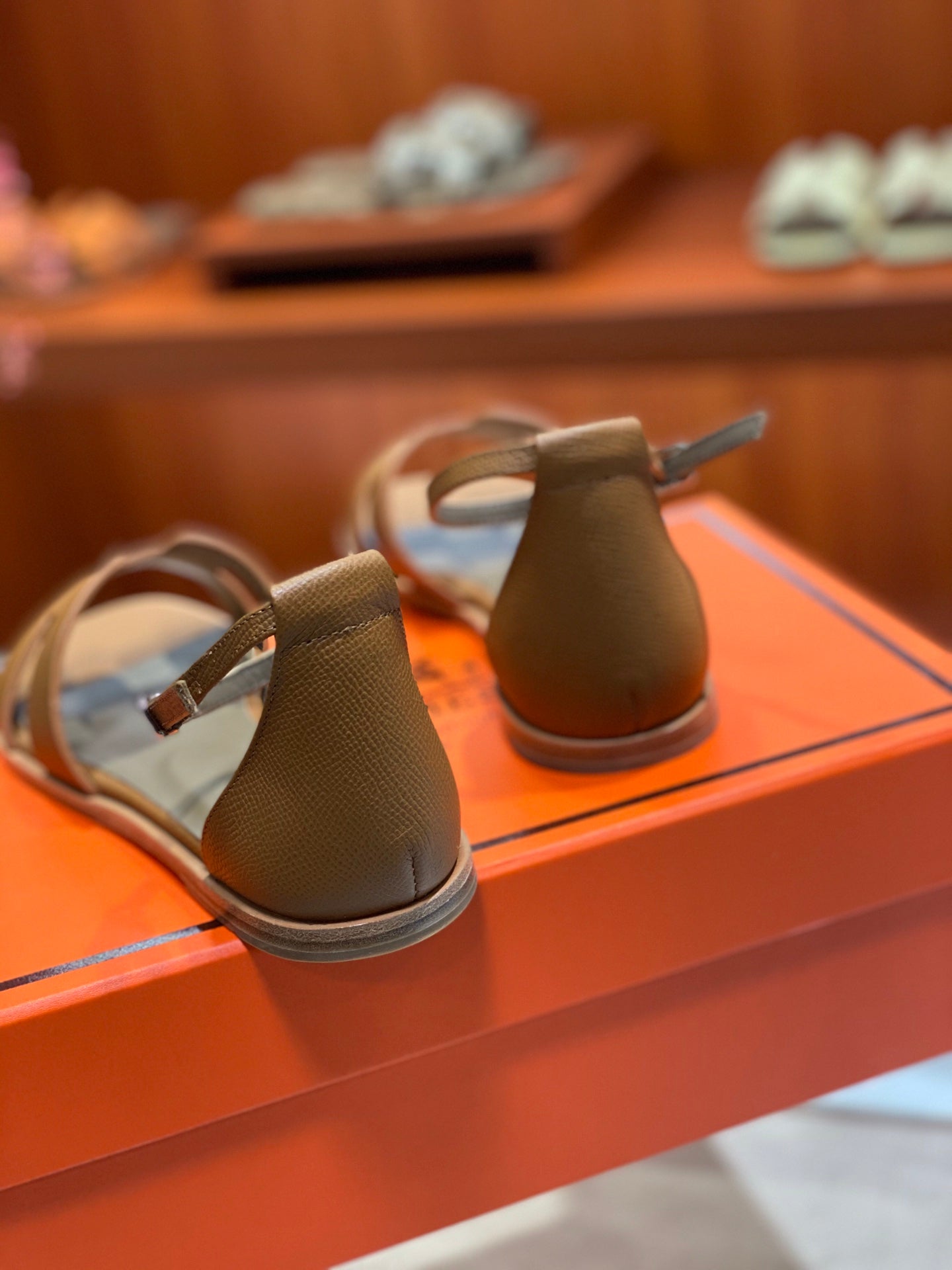 SANTORINI SANDAL BRONZE CALFSKIN、mysite、Cacoeks