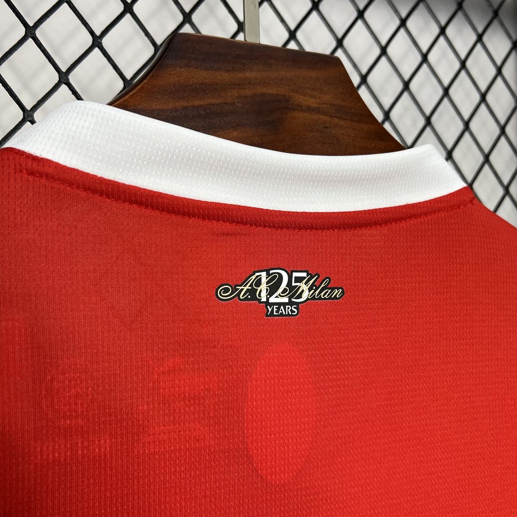 ManixJersey.com | AC Milan 24-25 Home Stadium Jersey - Fans Version -Customize Name, Number and Patch | Worldwide Shipping