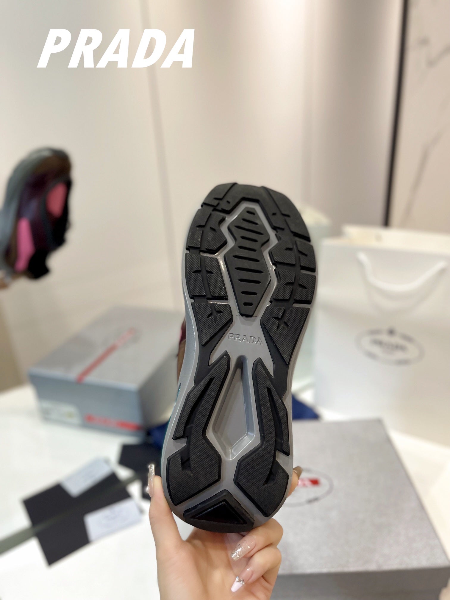 PRA SYSTEME BRUSHED SNEAKERS WINE AND PINK CALFSKIN、mysite、Cacoeks