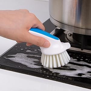 MR.SIGA Pot and Pan Cleaning Brush - Pack of 2 