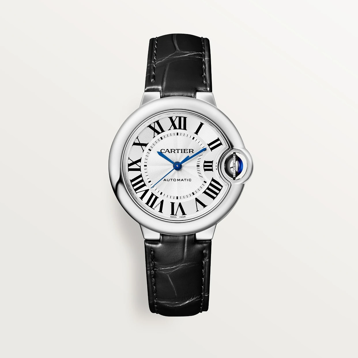 Super Clone 1:1 CARTIER Ballon Bleu BLEU Alligator Strap 33mm WSBB0030 Replica-fasswatch