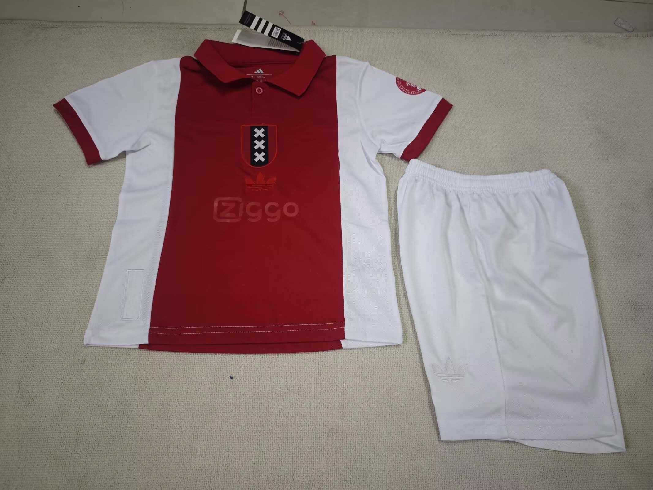 2025/2026 Ajax 125th Anniversary Edition Football Shirt 1:1 Thai Quality Kids Size:football jersey mysite: unitedjerseyfootball 邓江浪:football