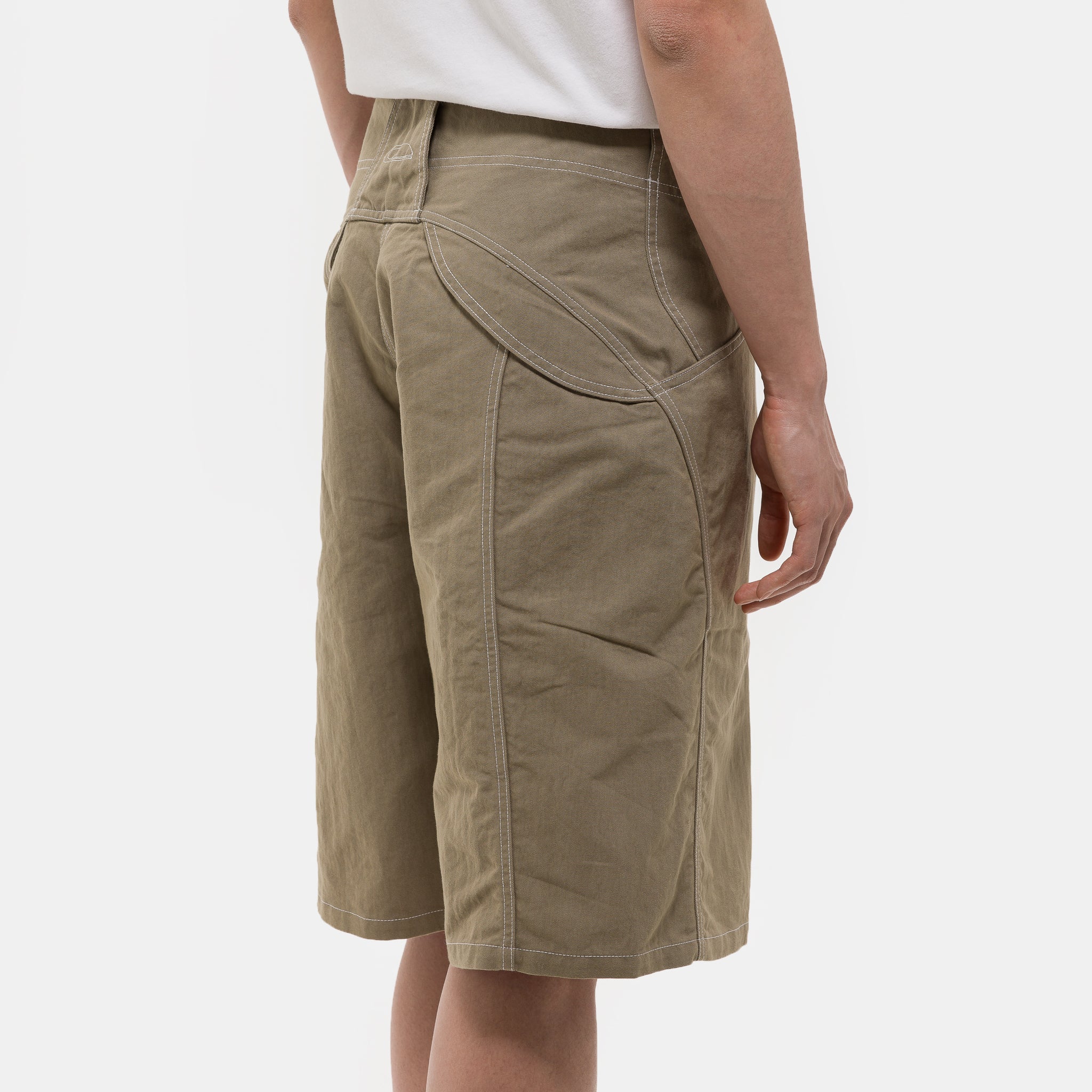 Welder Shorts in Travertine