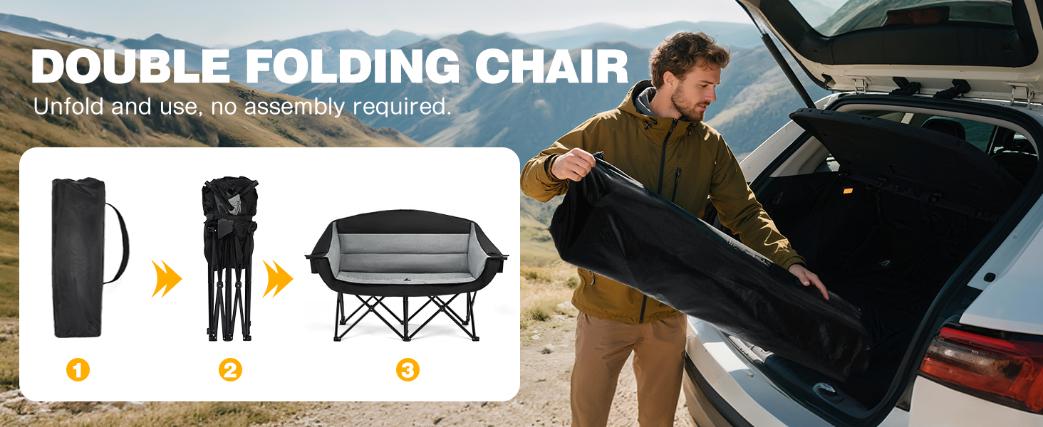 Double Camping Chair