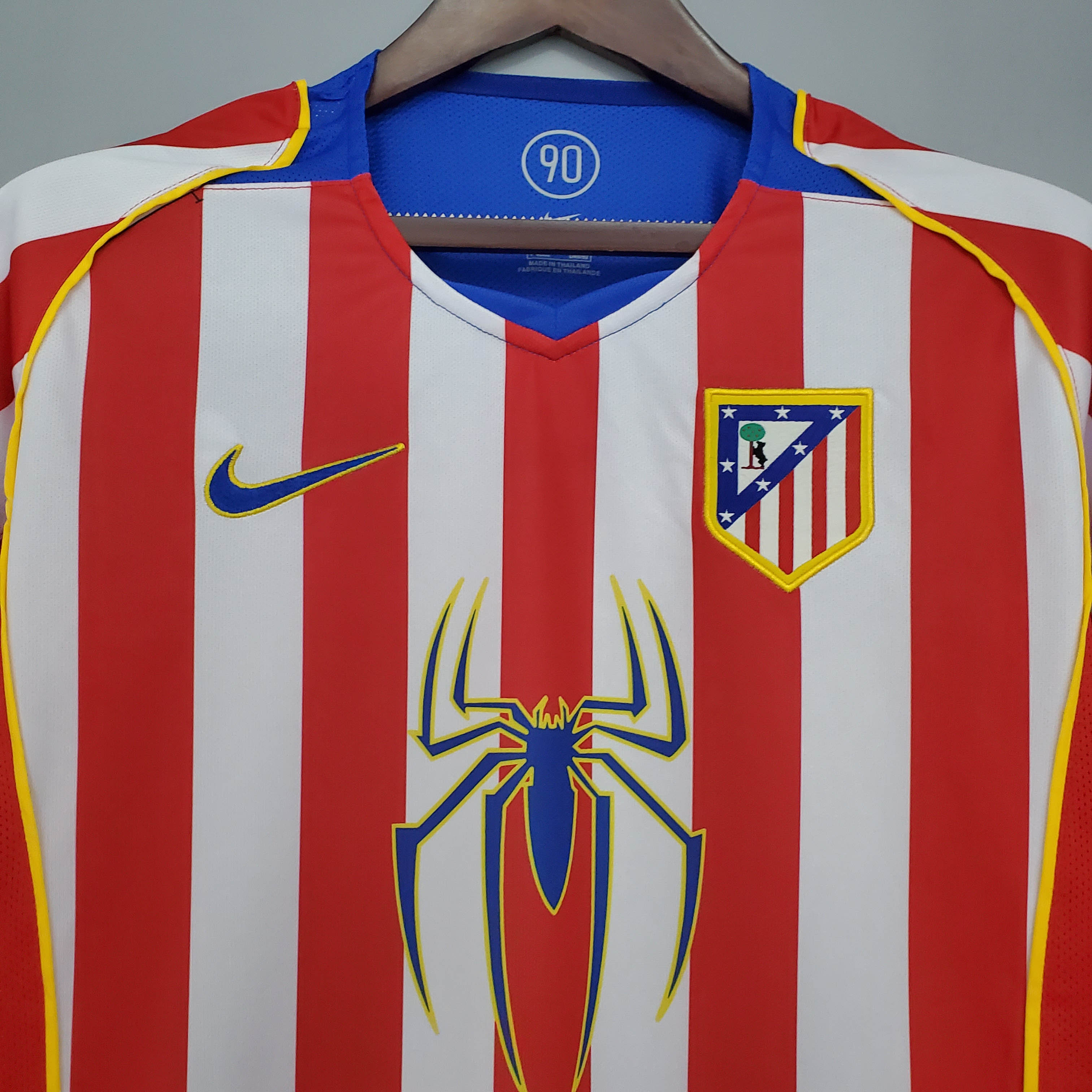 2004/2005 Retro Atletico Madrid Home Soccer Jersey 1:1 Thai Quality:football jersey mysite: unitedjerseyfootball 邓江浪:football