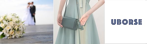 UBORSE Women Wedding Clutch Rhinestone Bling Sequin Evening Bags Vintage Crystal Beaded Cocktail