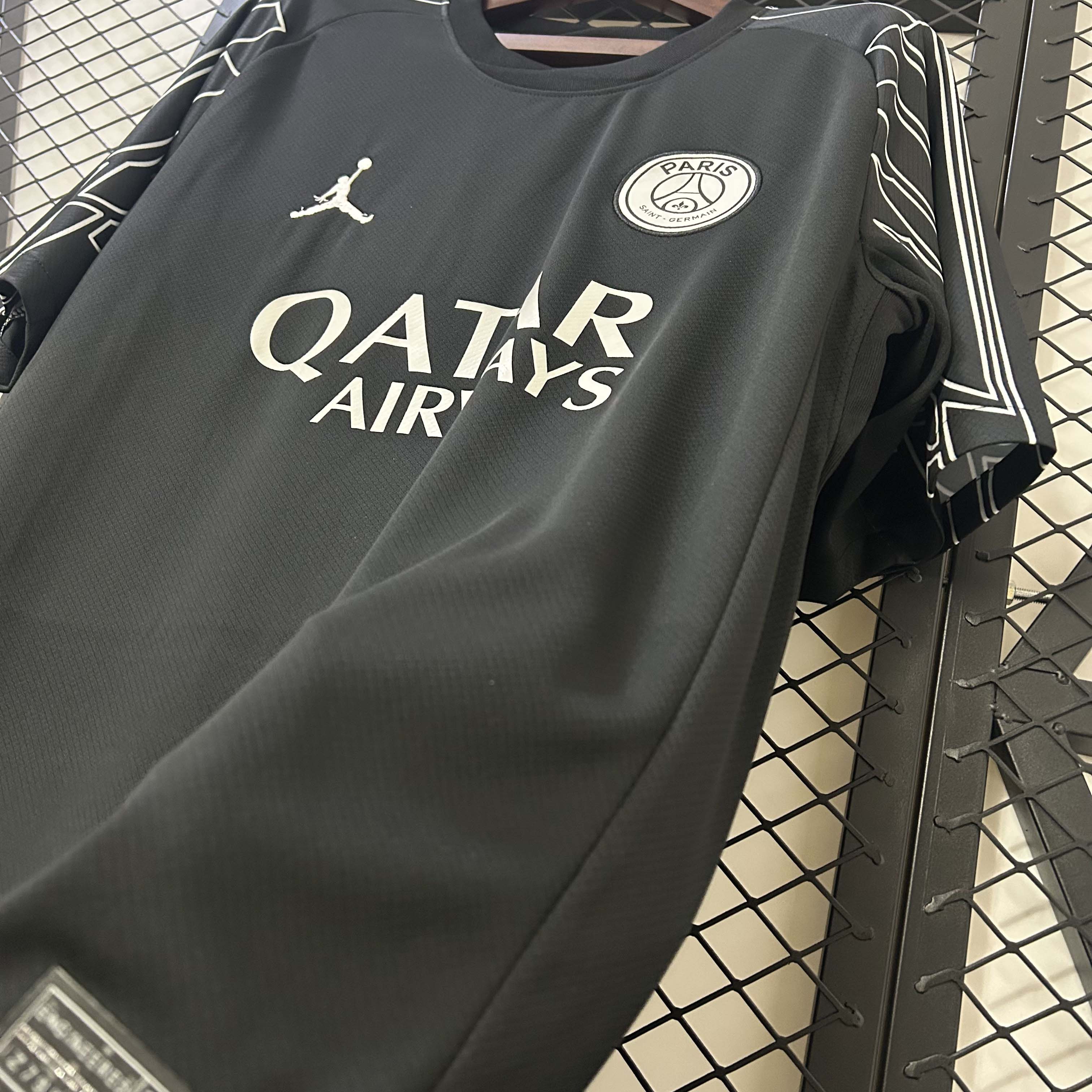 2024/2025 Psg Paris Saint-Germain Fourth Away black Football Shirt 1:1 Thai Quality:football jersey mysite: unitedjerseyfootball 邓江浪:football