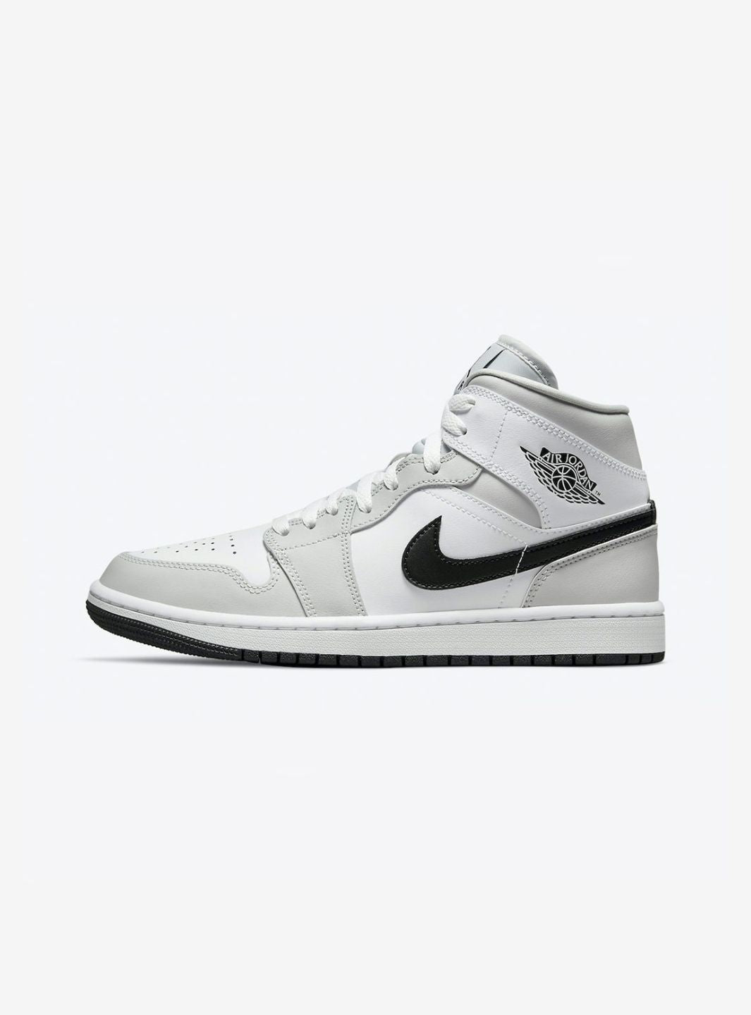 Air Jordan 1 Mid Light Smoke Grey、JORDAN、Cacoeks