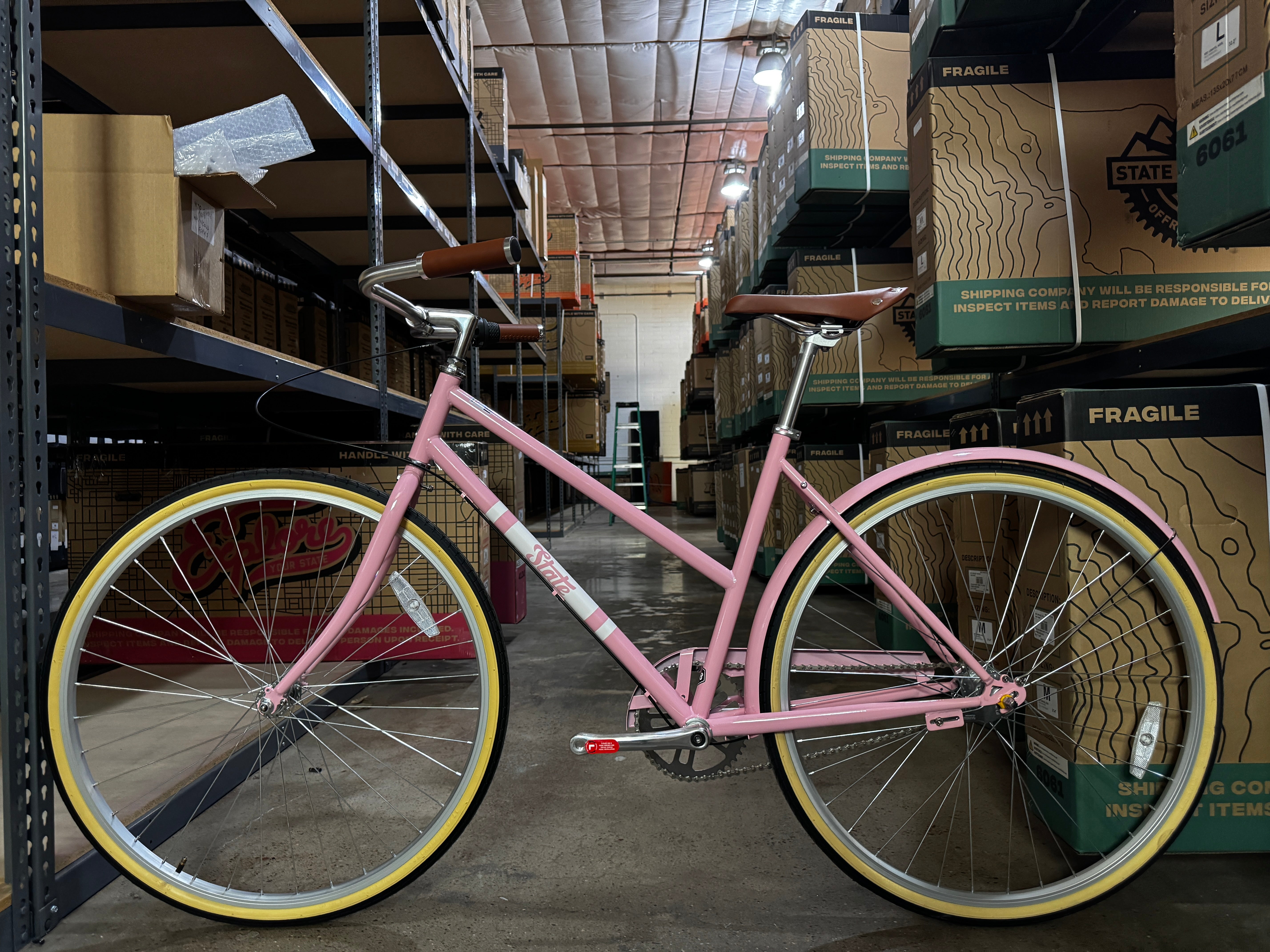 #1288 – City Bike | Bubble Gum – 3-Speed (Size Medium 48cm, Good Condition)、mySite、bearsvspackers