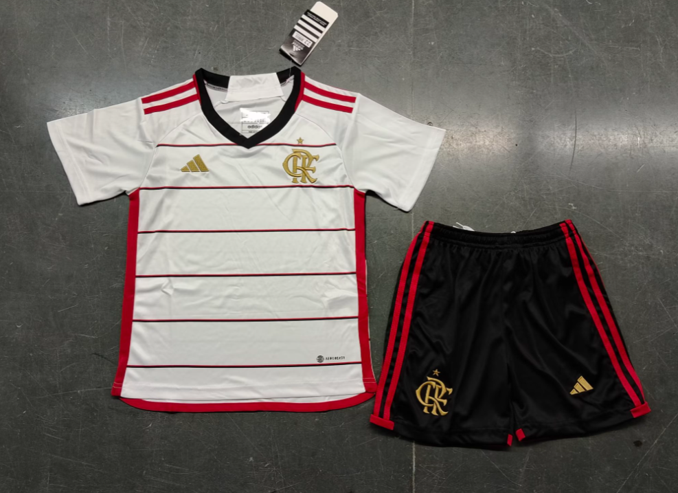 23/24 Flamenco Away Football Shirt Kids Size Suit-mysite Custom Football Kit- Nextkits