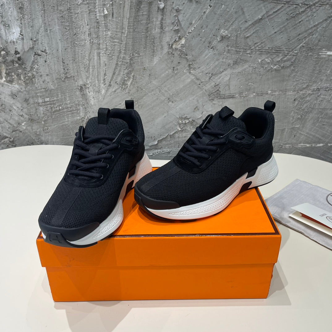 HEROS SNEAKERS BLACK GOATSKIN、mysite、Cacoeks