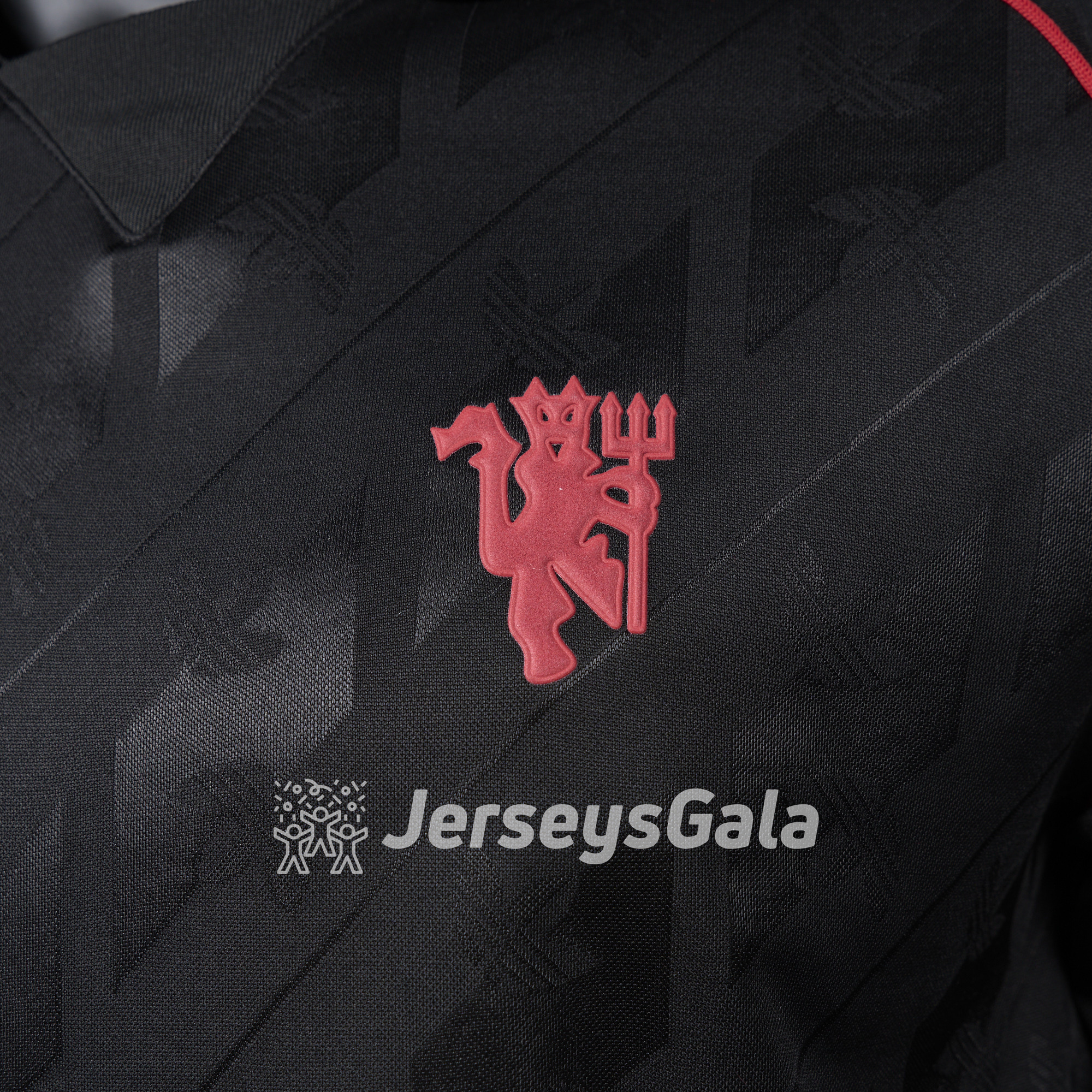 JerseysGala.com | Manchester United 24-25 Originals LFSTLR Long Sleeve Black Jersey - Player Version -Customize Name, Number and Patch | Worldwide Shipping