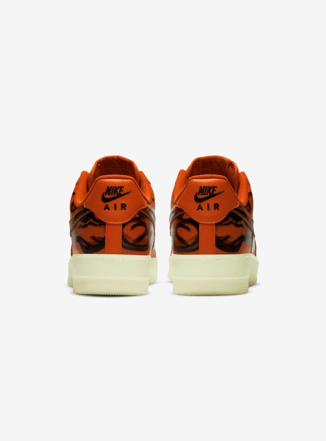 Nike Air Force 1 Low Orange Skeleton Halloween (2020)、NIKE、Cacoeks