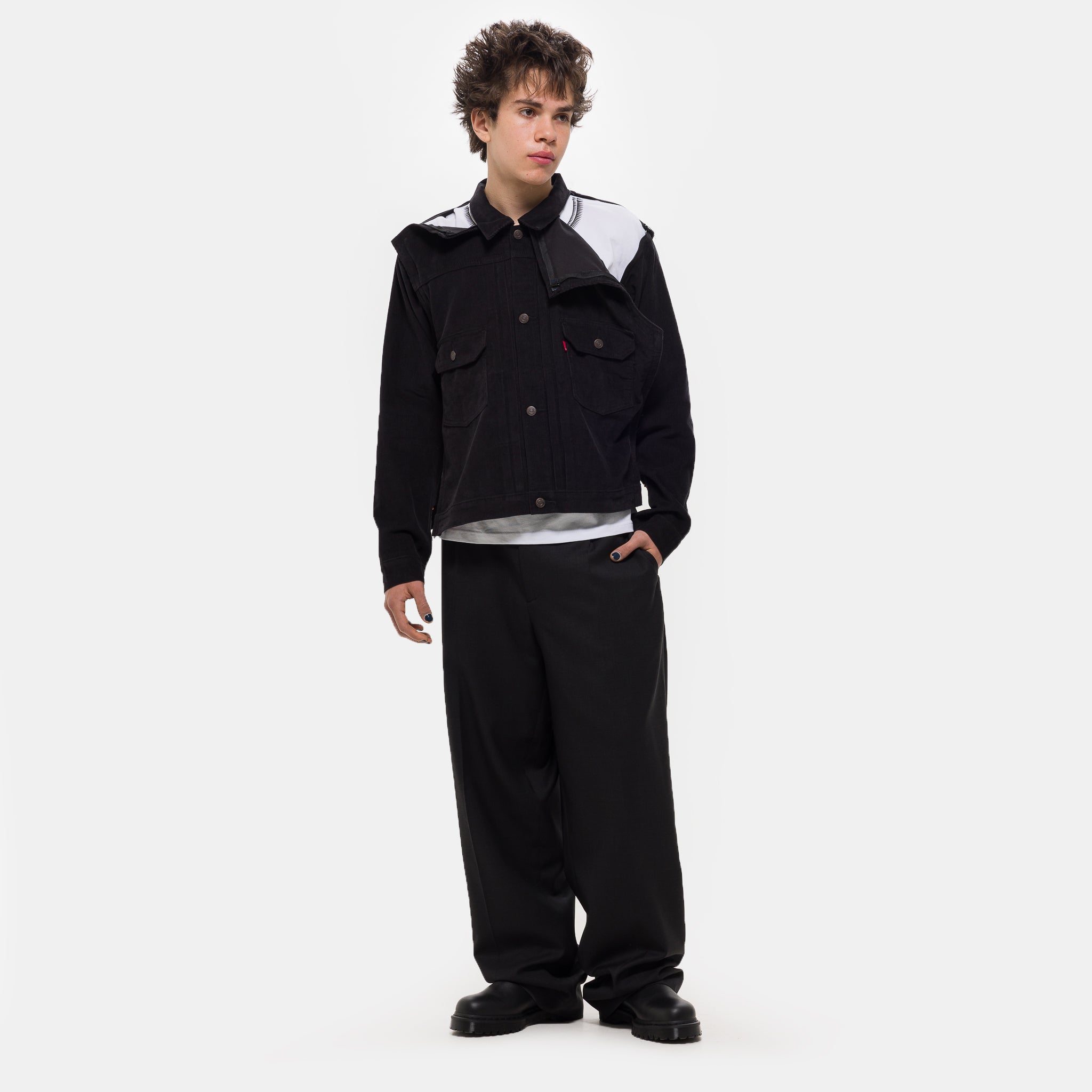 Undercover Pinnacle Type II Trucker Jacket in Black