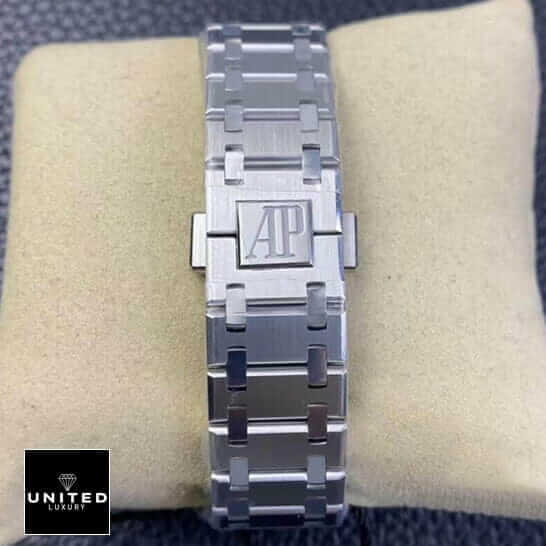 Audemars Piguet Royal Oak "Jumbo" Extra-Thin 16202ST "Blue Dial" Masterpiece Replica ap extra thin blue dial 5