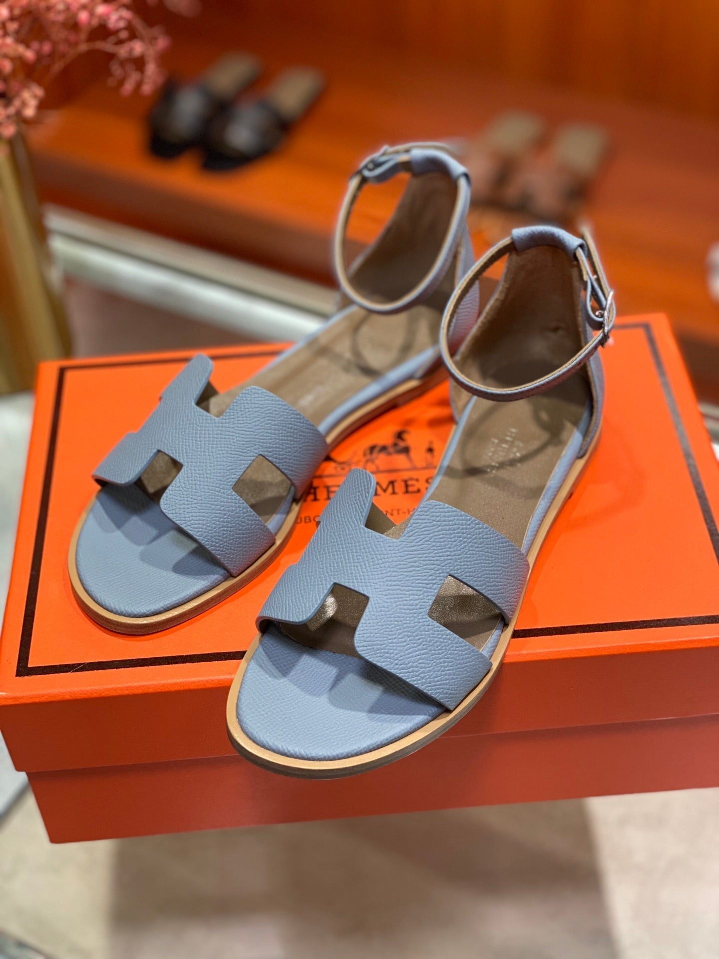 SANTORINI SANDAL SAPPHIRE CALFSKIN、mysite、Cacoeks