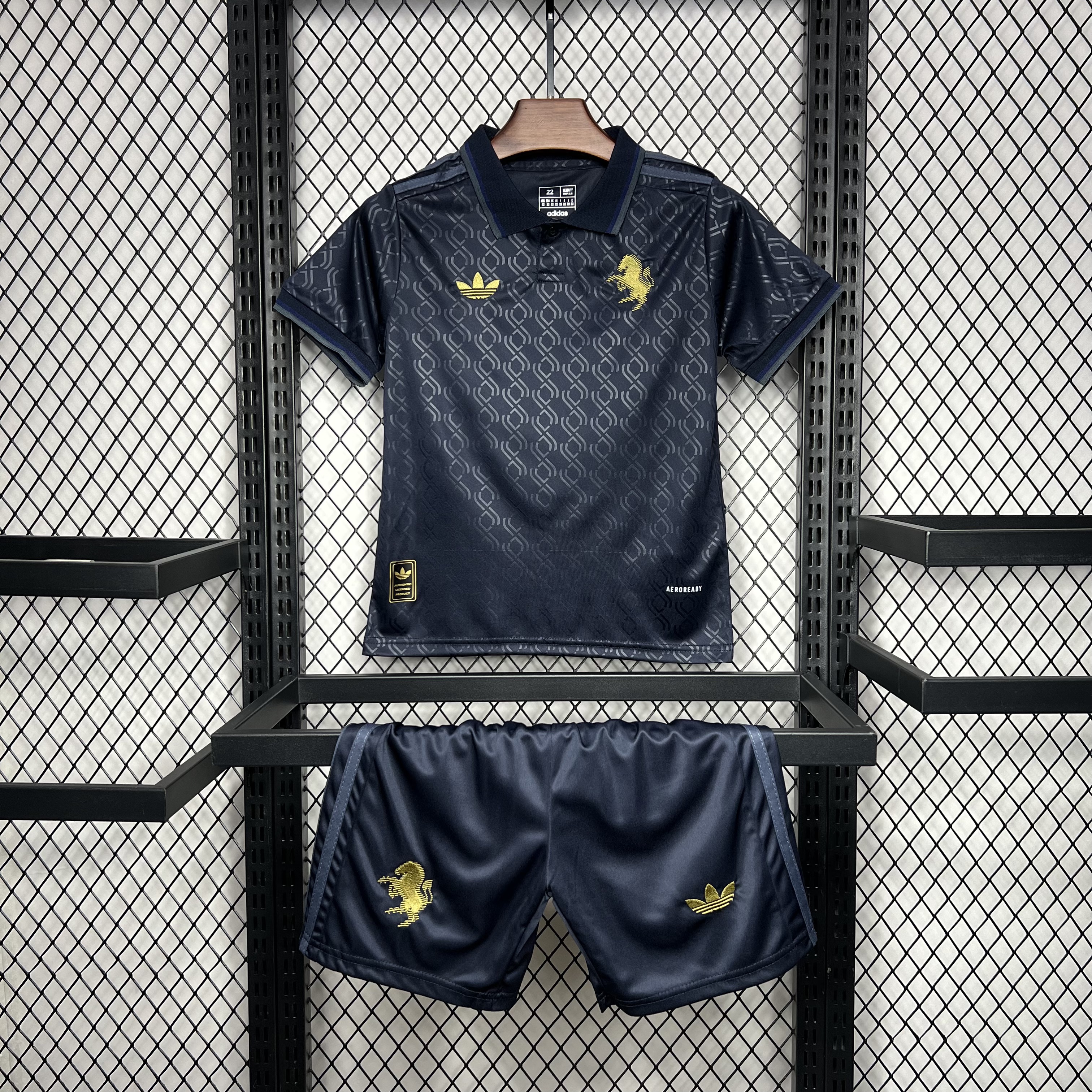 Higojerseys-Juventus 24-25 Third Kids Kit