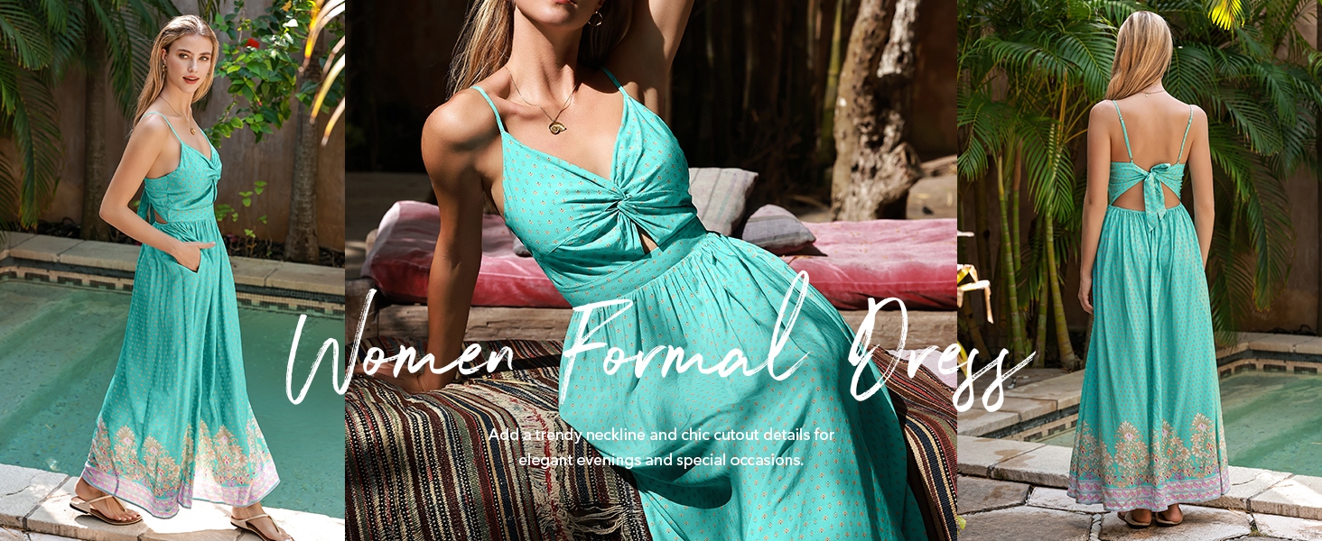 mint maxi vacation wedding guest dresses