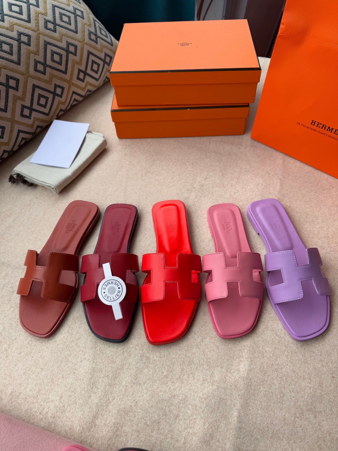 0RAN SANDALS IN LILAC PURPLE CALFSKIN、mysite、Cacoeks