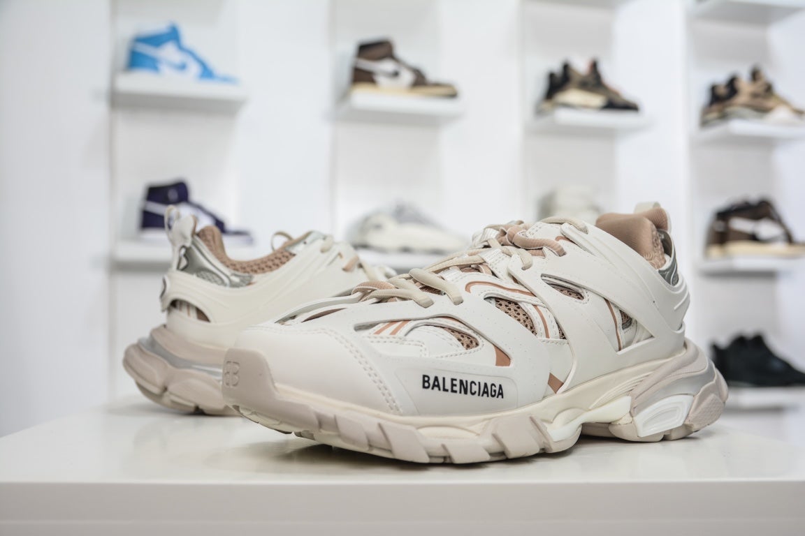 Balenciaga Track Trainer White Beige、mysite、Cacoeks