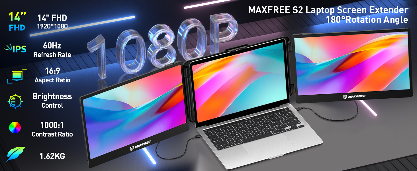 triple portable monitor