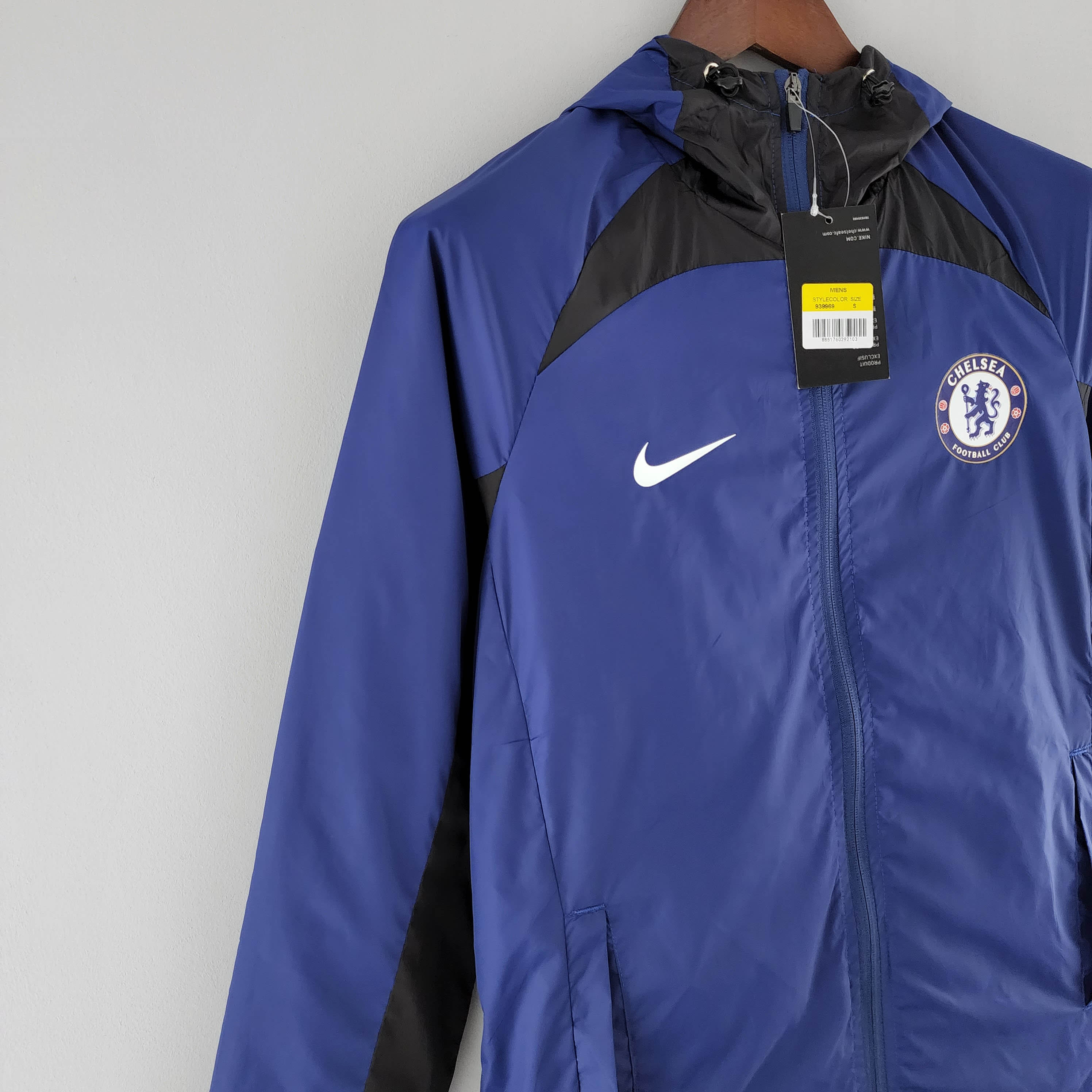 2022 Chelsea Windbreaker Blue Black:football jersey mysite: unitedjerseyfootball 邓江浪:football