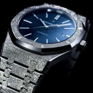 Frosted Audemars Piguet Blue Replica-fasswatch