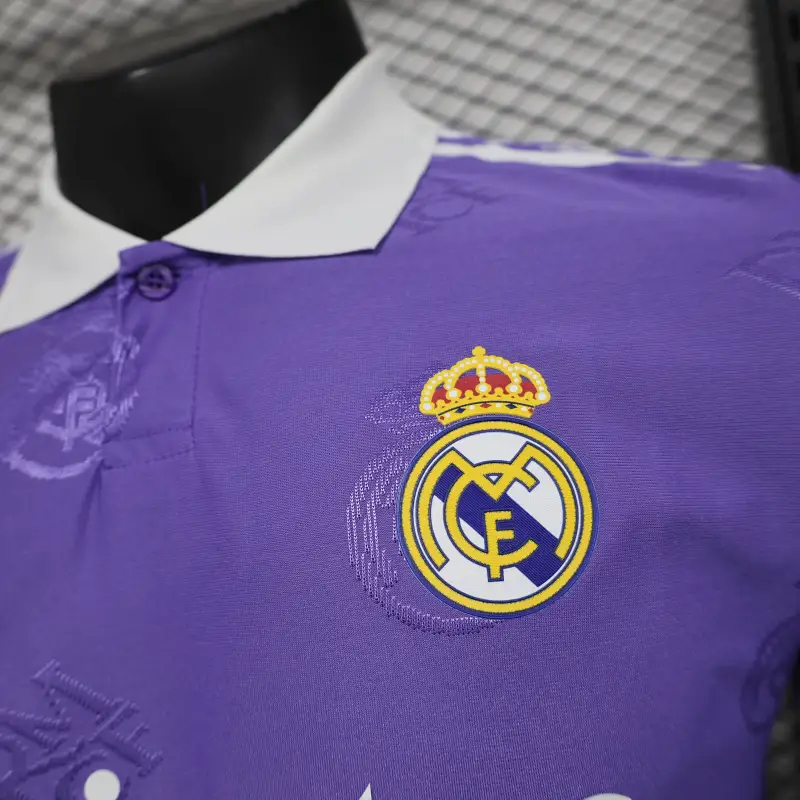 25-26 Real Madrid Polo Shirt Purple soccer jersey-Player Version: Ajax 24-25 Home Stadium Jersey - Fans Version mysite: Adidas luxuryfootballshirts.com: https://www.luxuryfootballshirts.com/