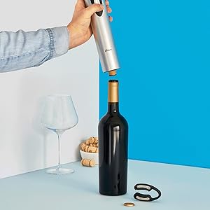 Wine Opener Taking a Cork Out of Wine Bottle