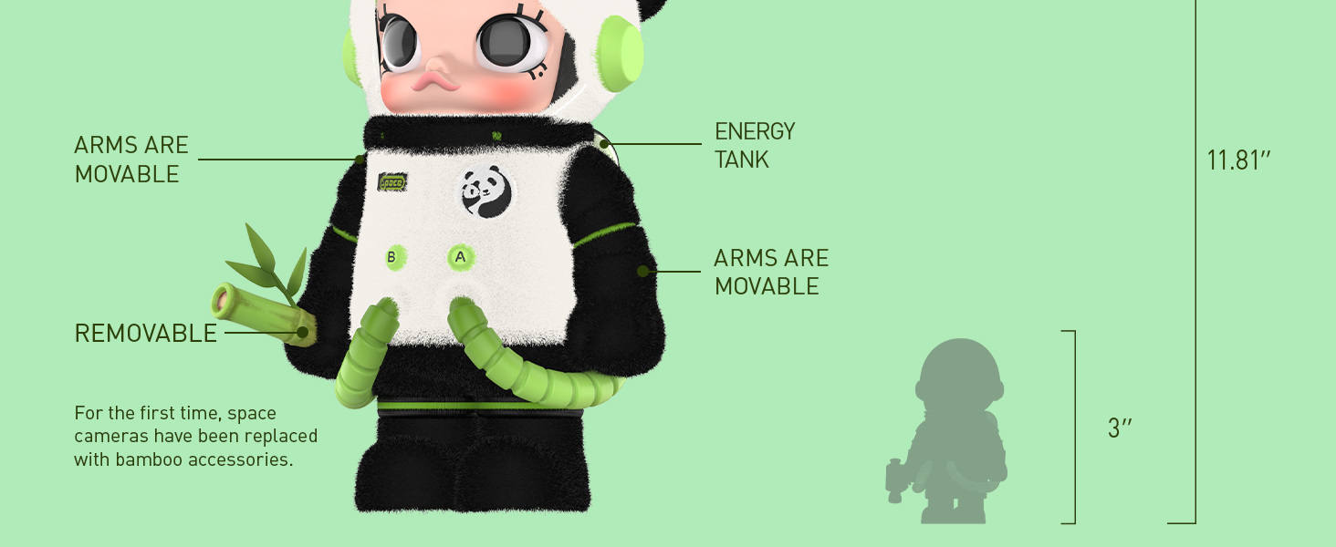 MEGA SPACE MOLLY 400% PANDA