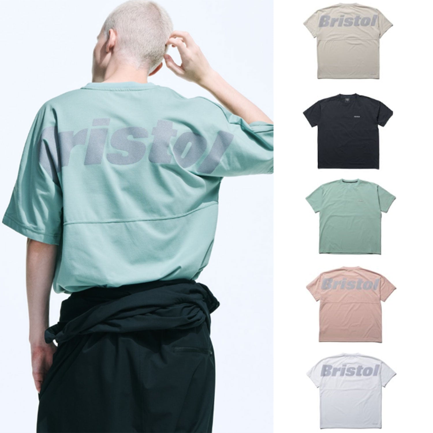 F.C.Real Bristol 25S/S BIG LOGO S/S BAGGY TEE  FCRB-250085 