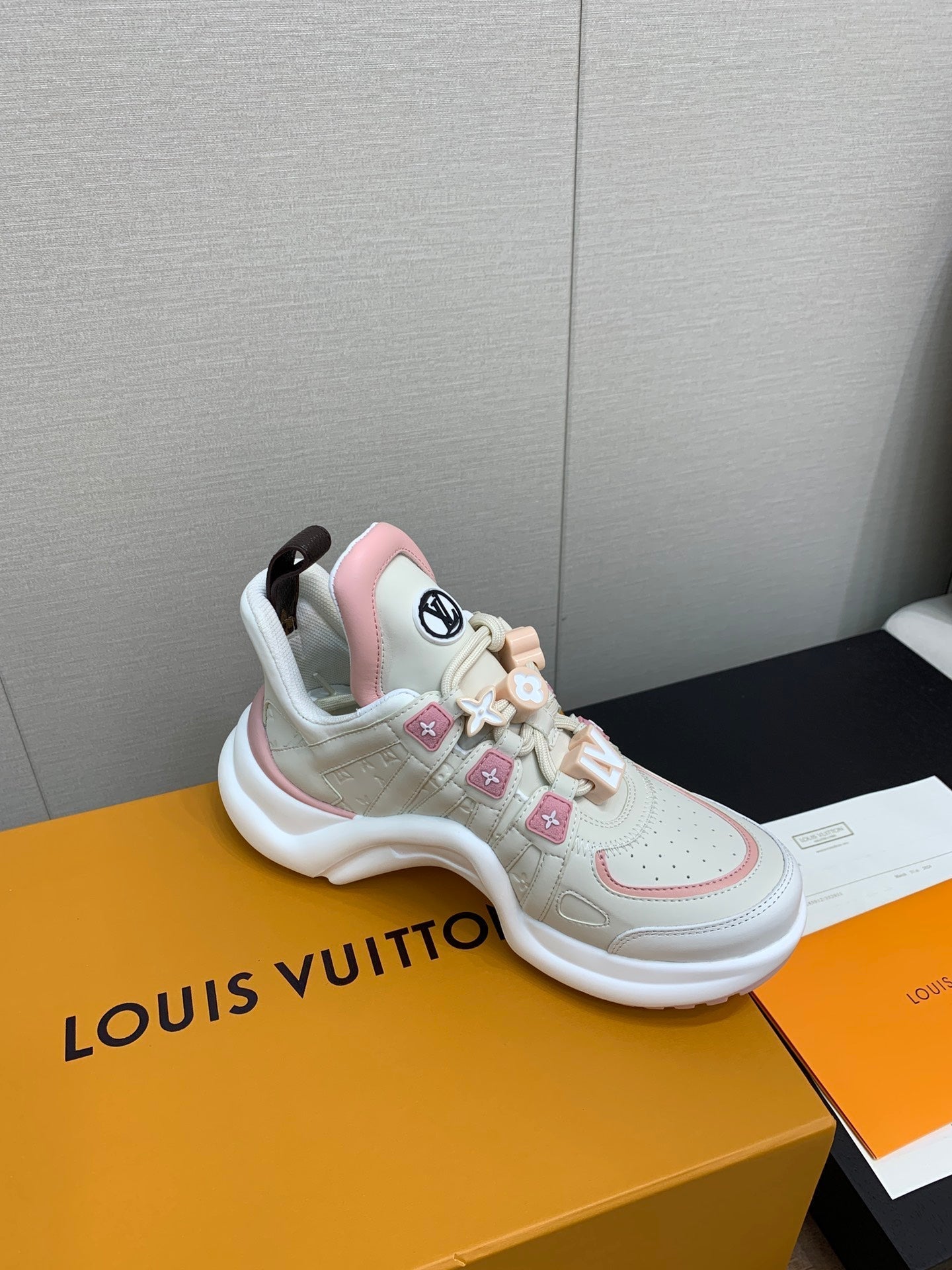 LV ARCHLIGHT SNEAKER BEIGE MIX LIGHT PINK、mysite、Cacoeks