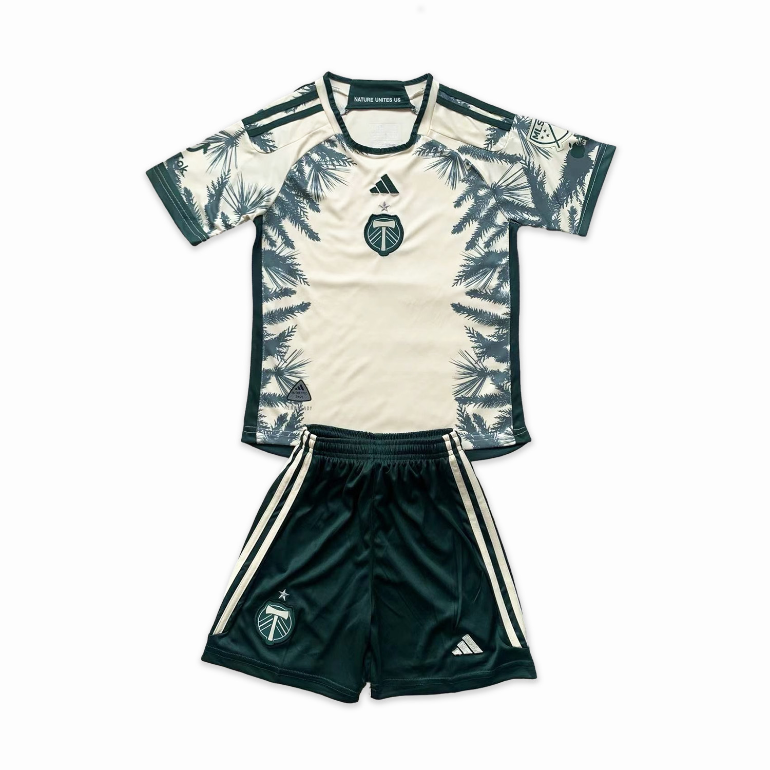 ManixJersey.com | Portland Timbers 2024 Away Stadium Kids Kit -Customize Name, Number and Patch | Worldwide Shipping