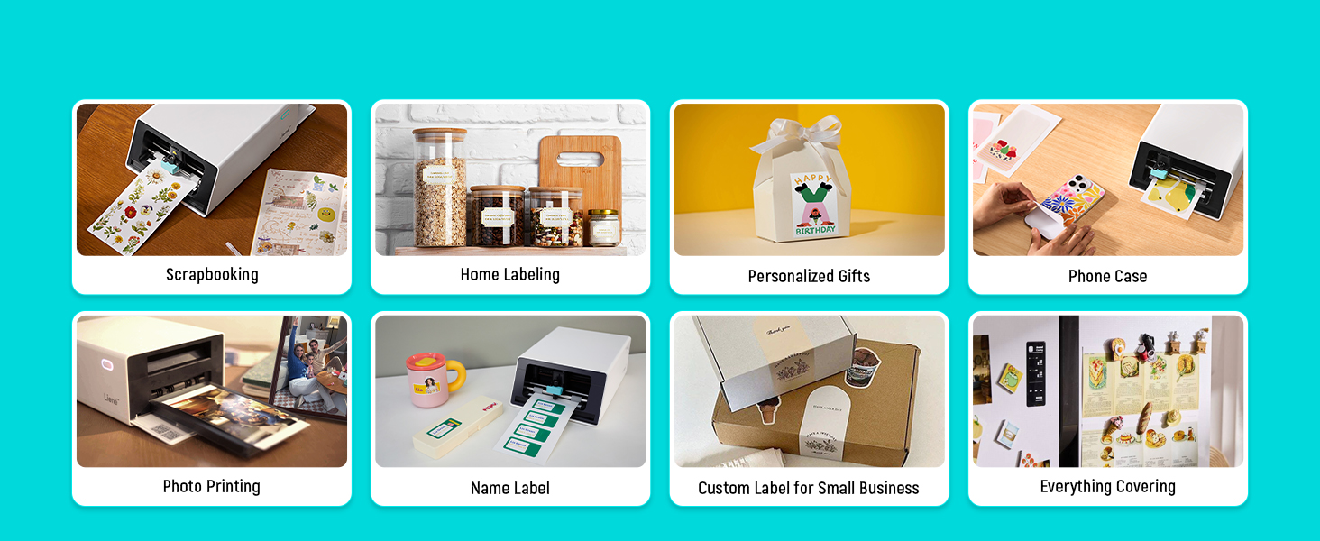 Liene PixCut S1 Photo Sticker Printer Cutting Machine  All in One Sticker Maker Machine
